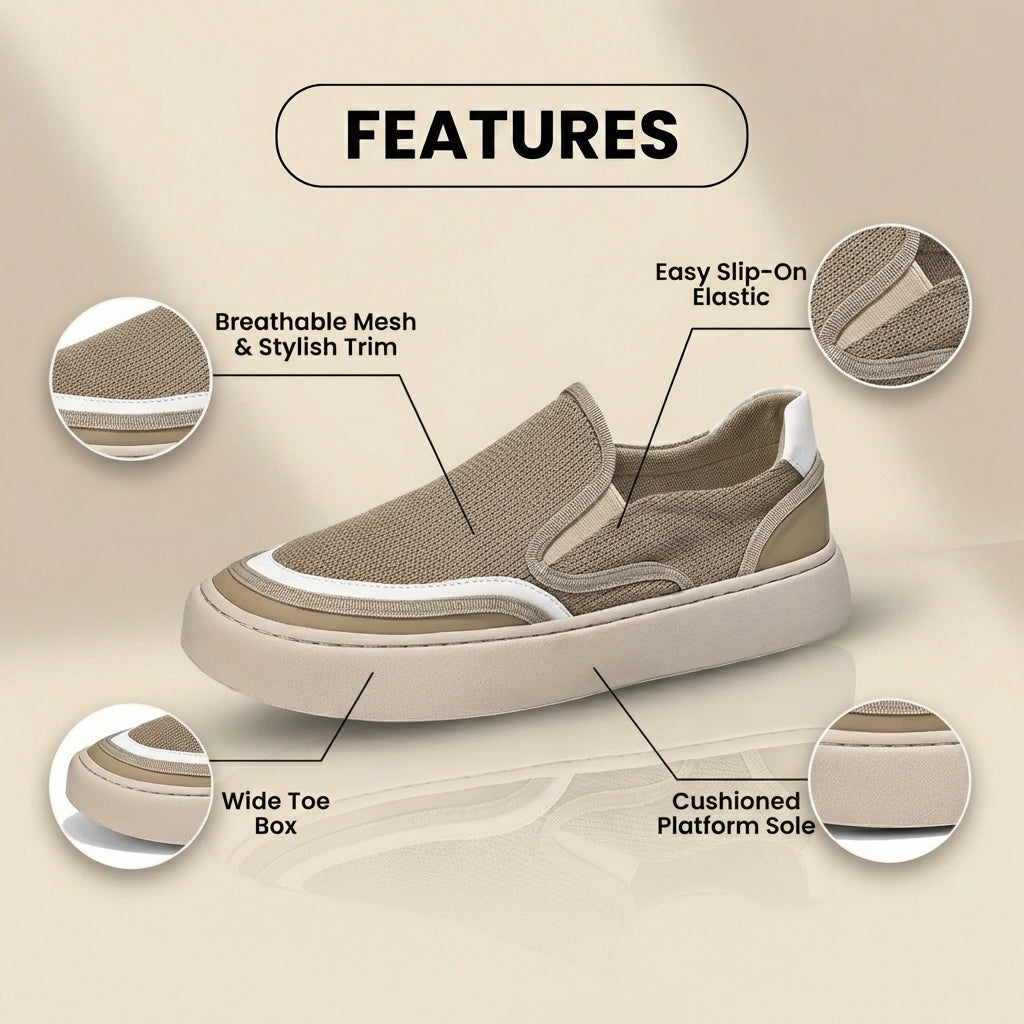 Chaussures Orthopédiques Gracieuses au Look Moderne