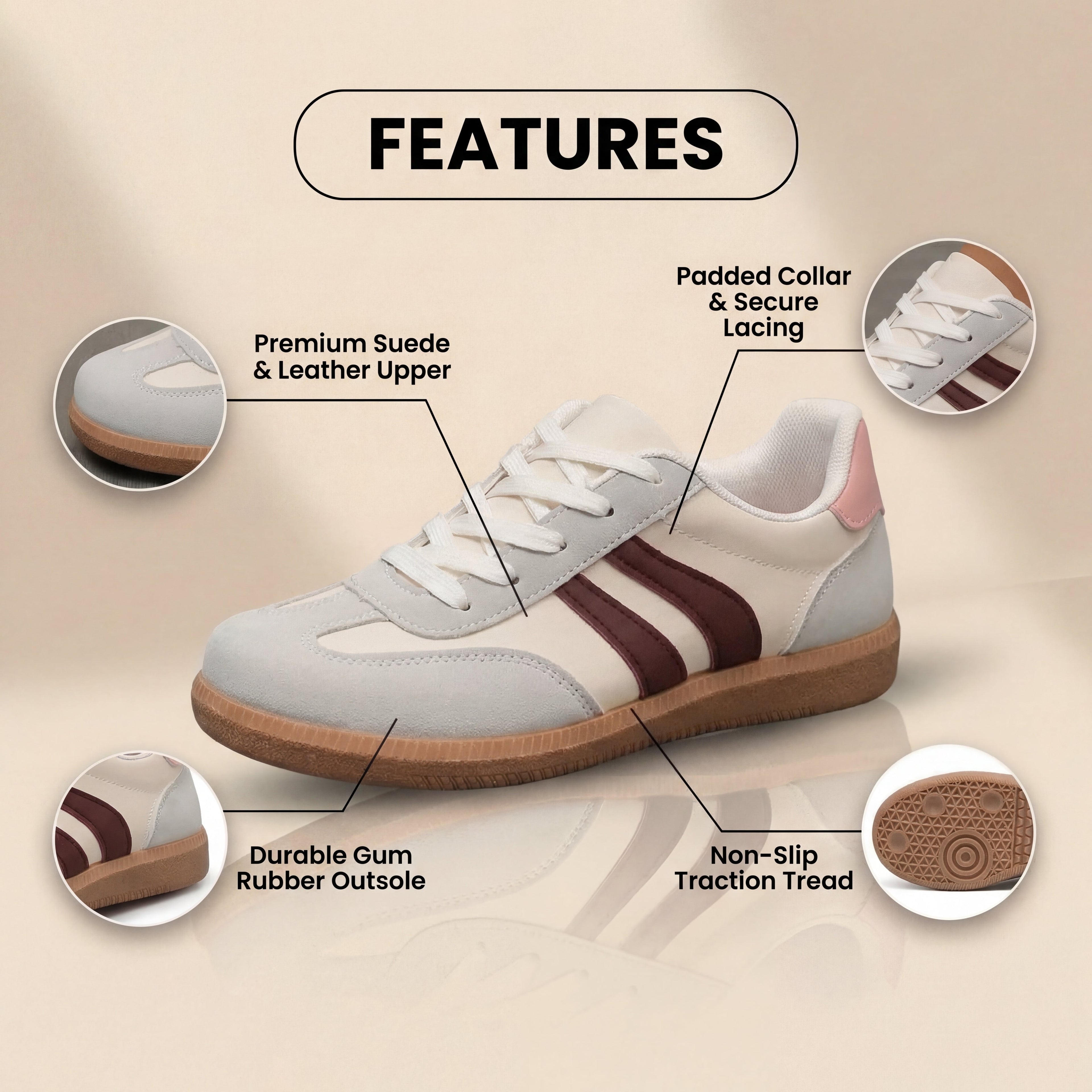 Chaussures Orthopédiques Classiques au Style Intemporel
