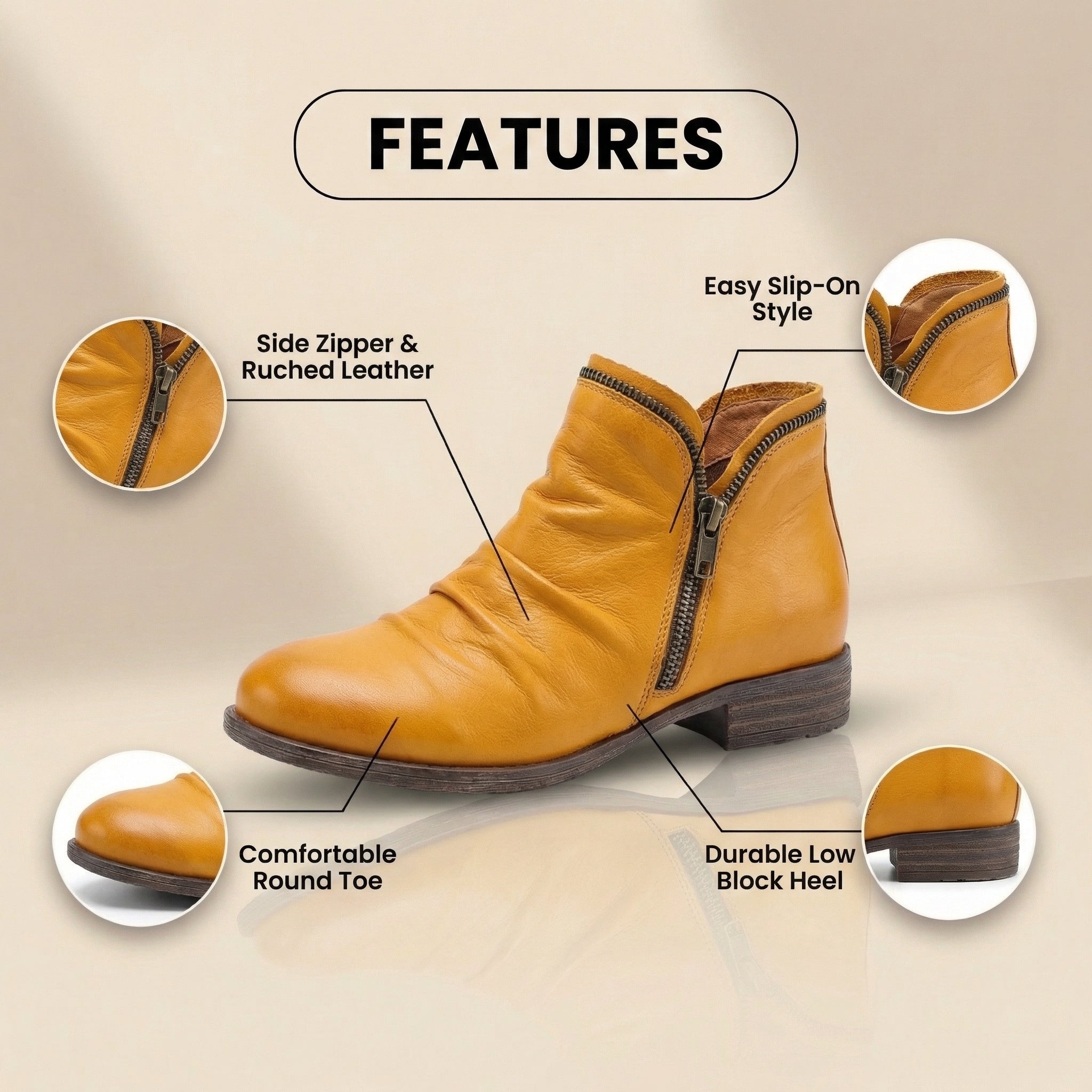 Chaussures Orthopédiques Classiques au Style Intemporel