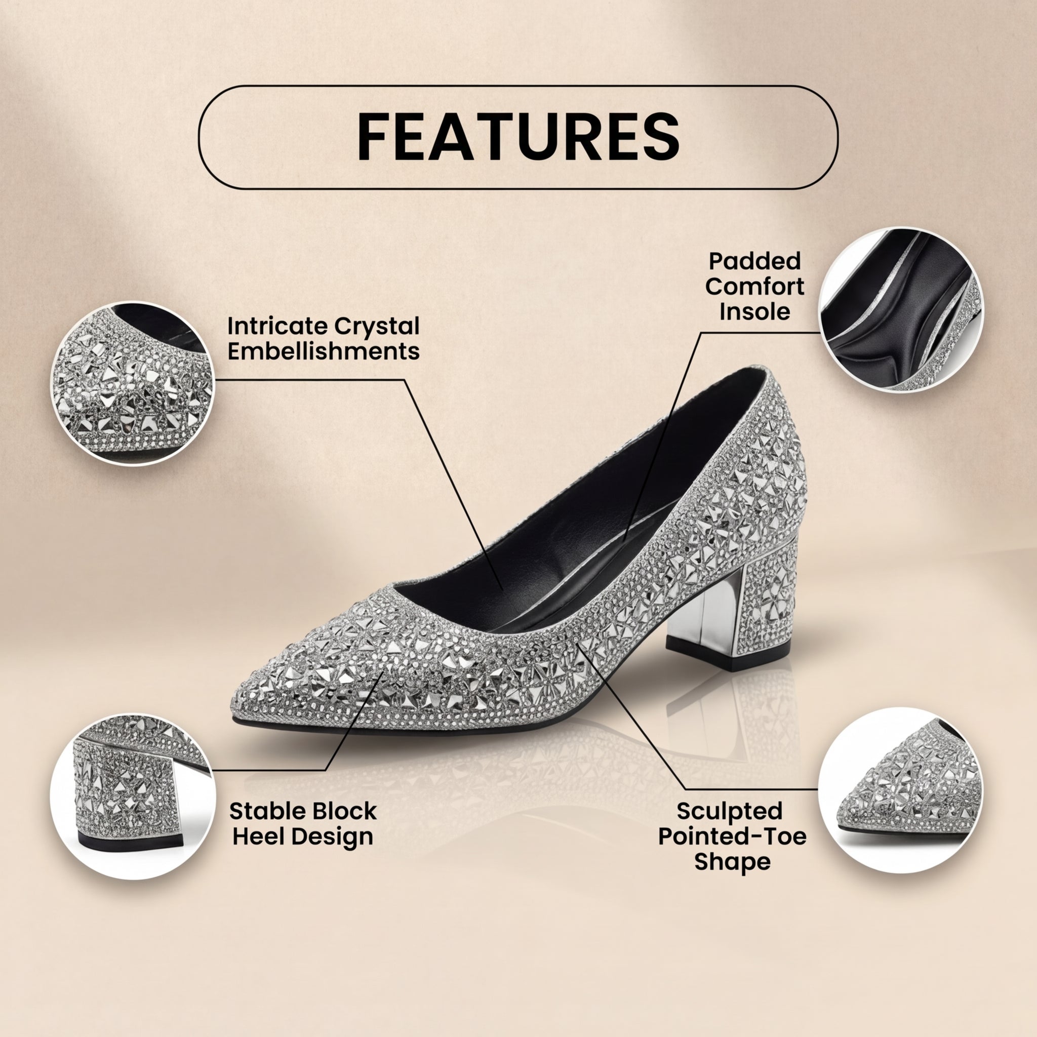 Chaussures Orthopédiques Gracieuses au Look Moderne