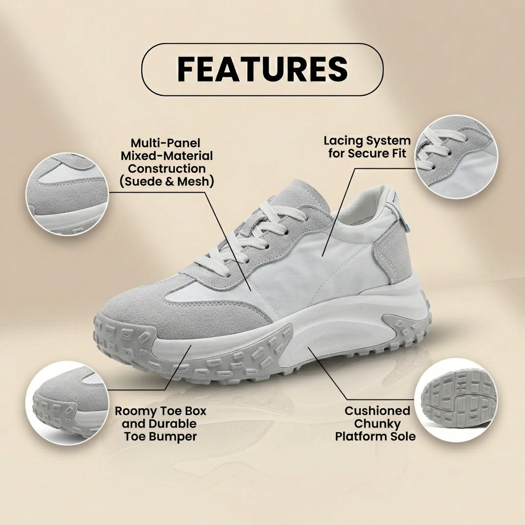 Chaussures Orthopédiques Gracieuses au Look Moderne