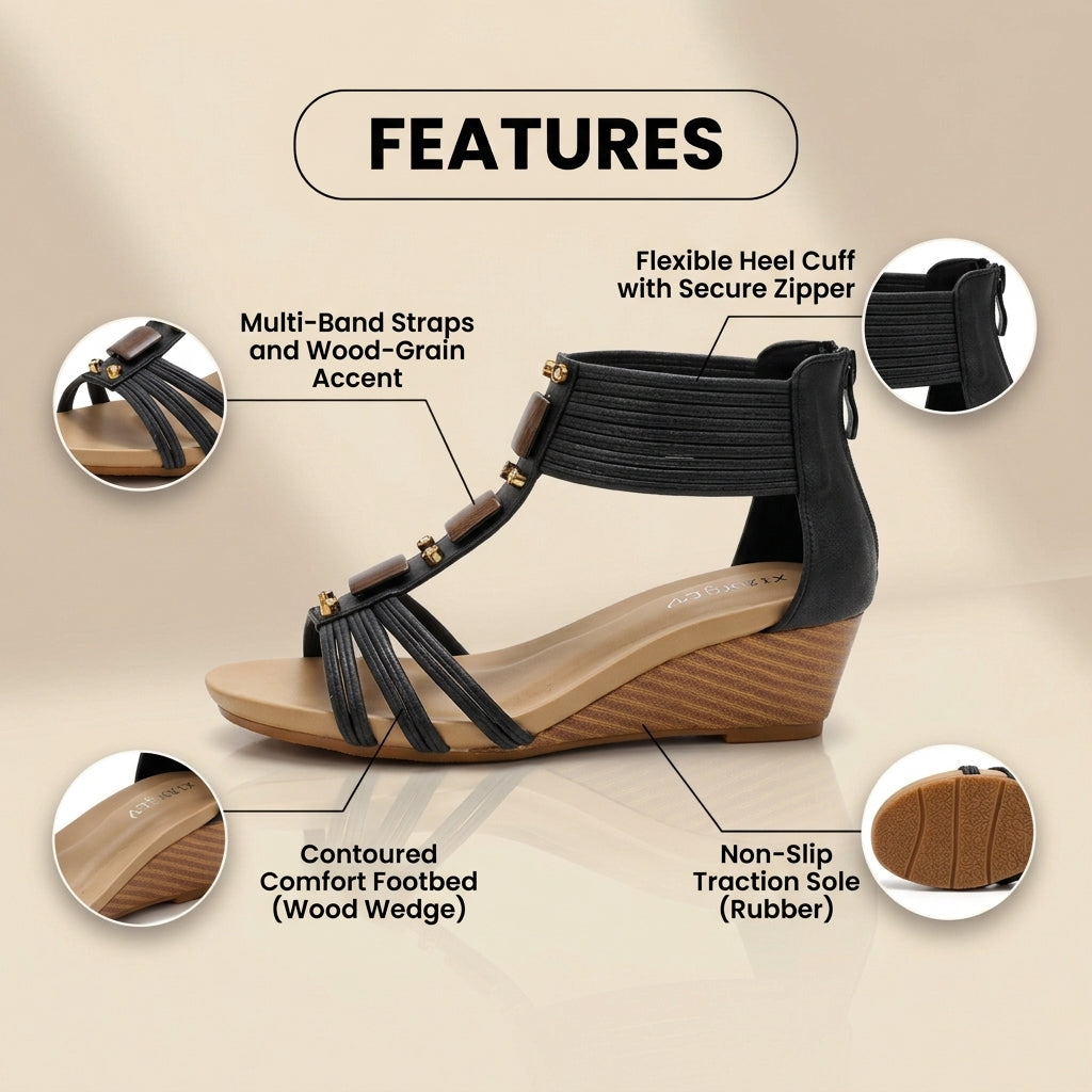 Chaussures Orthopédiques d'Inspiration Vintage