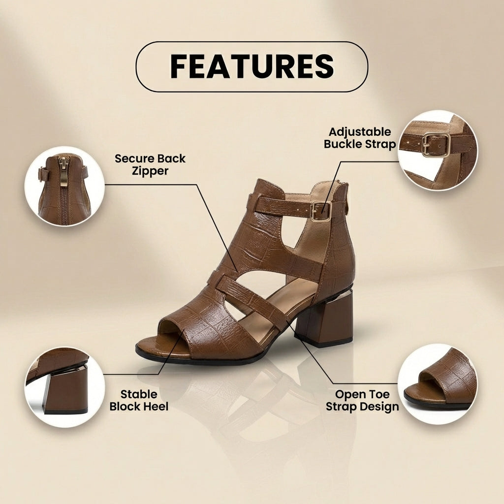 Chaussures Orthopédiques Gracieuses au Look Moderne