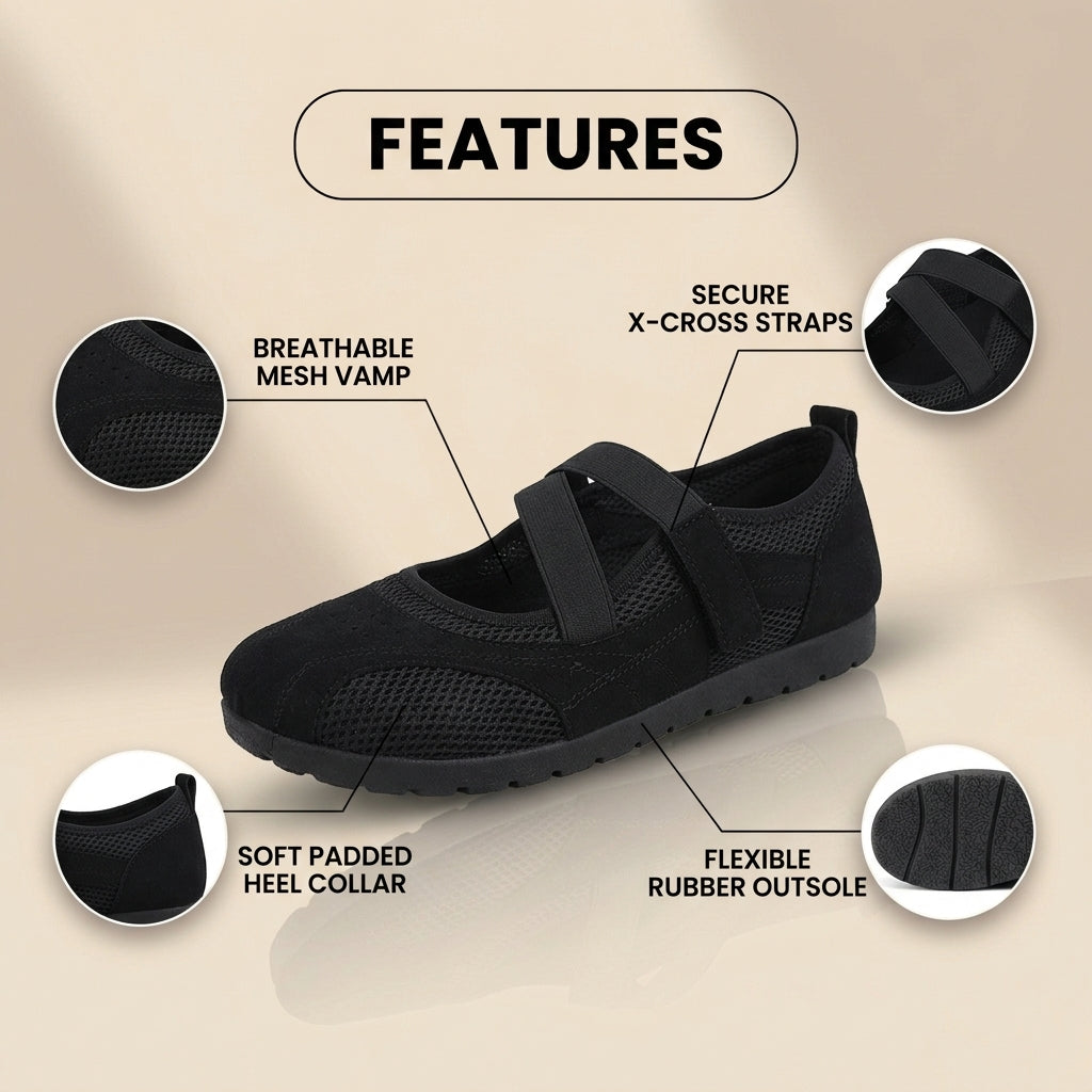 Chaussures Orthopédiques Gracieuses au Look Moderne