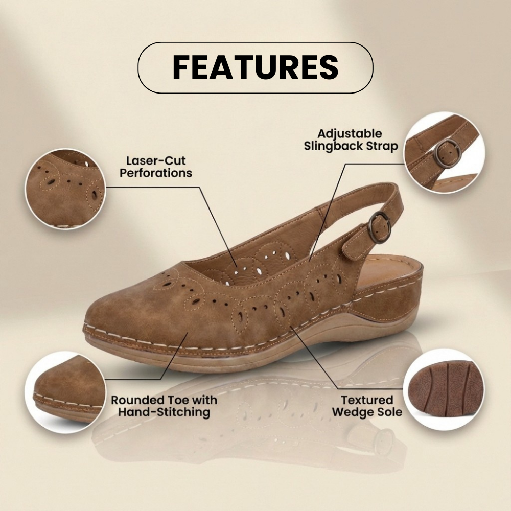 Chaussures Orthopédiques Gracieuses au Look Moderne