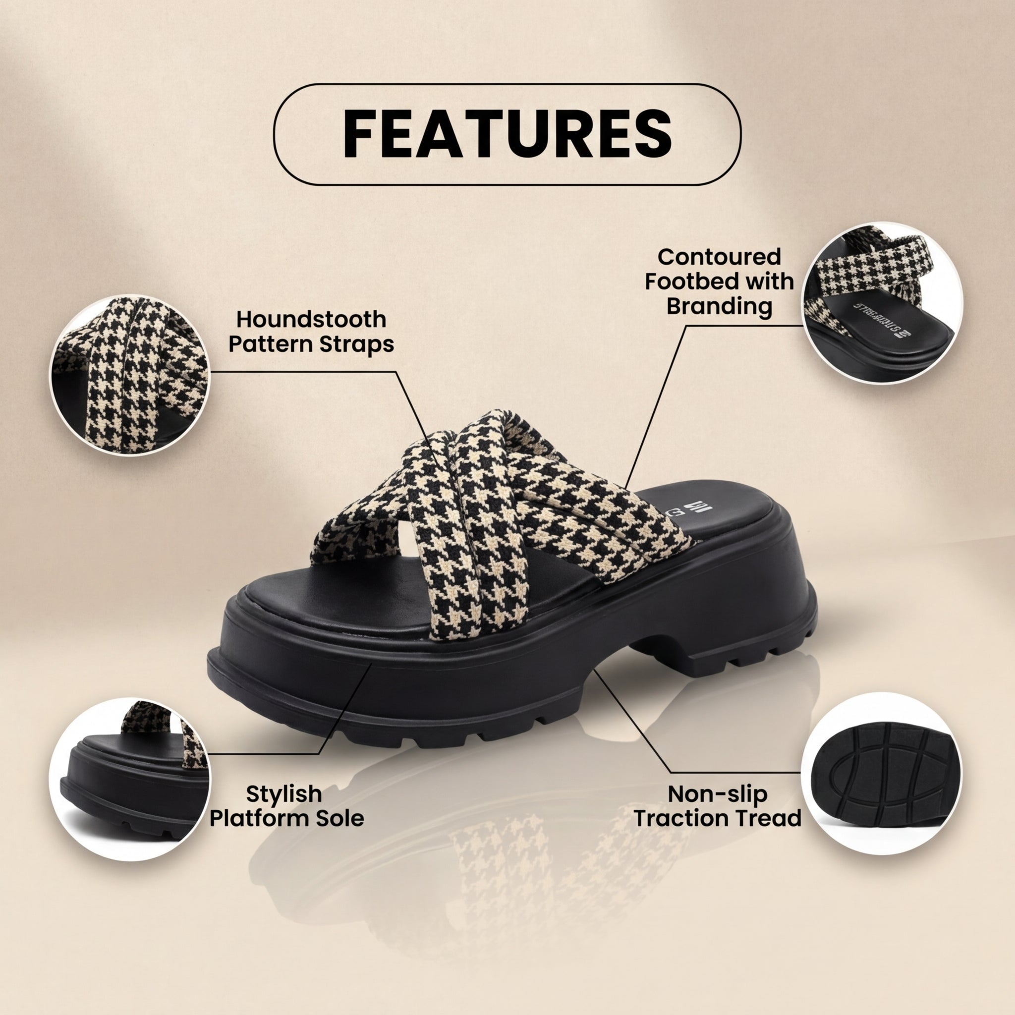 Chaussures Orthopédiques d'Inspiration Vintage