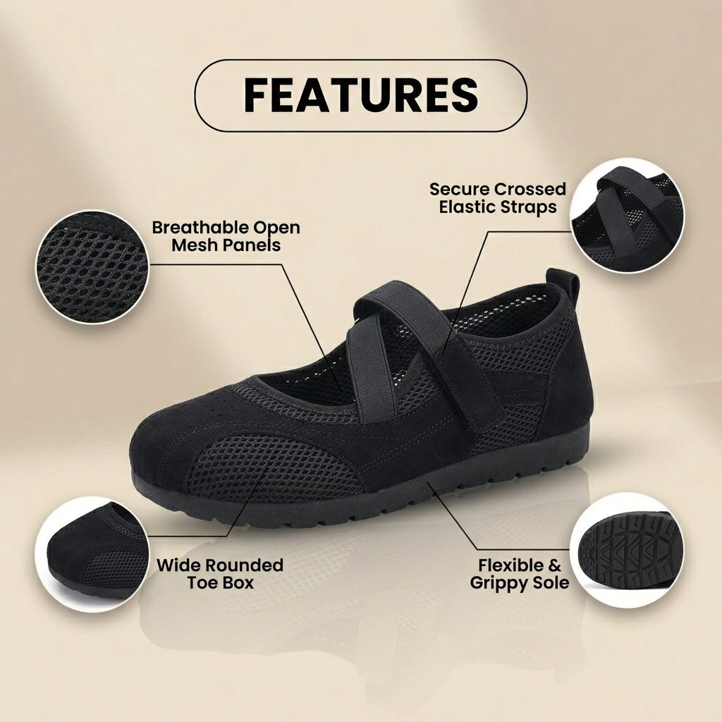 Chaussures Orthopédiques Gracieuses au Look Moderne