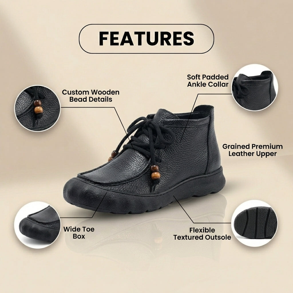 Chaussures Orthopédiques d'Inspiration Vintage