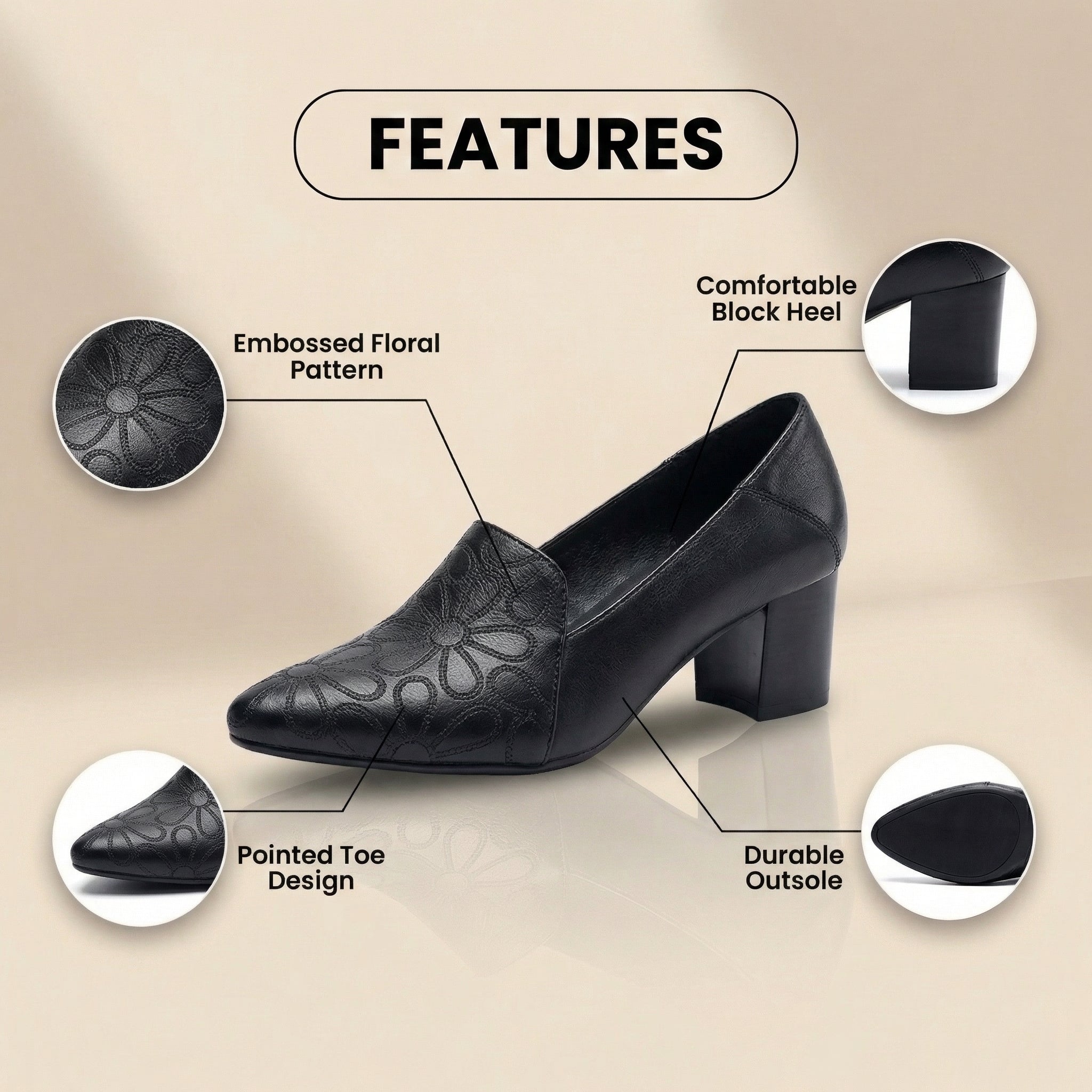 Chaussures Orthopédiques Classiques au Style Intemporel