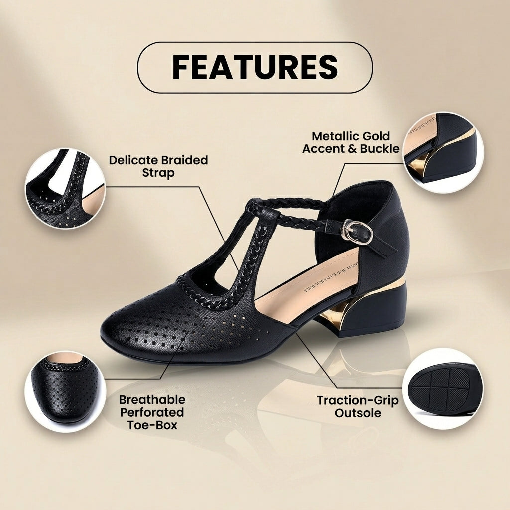 Chaussures Orthopédiques Gracieuses au Look Moderne