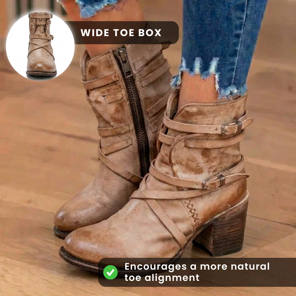 Chaussures Orthopédiques d'Inspiration Vintage