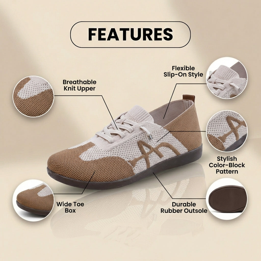 Chaussures Orthopédiques Gracieuses au Look Moderne