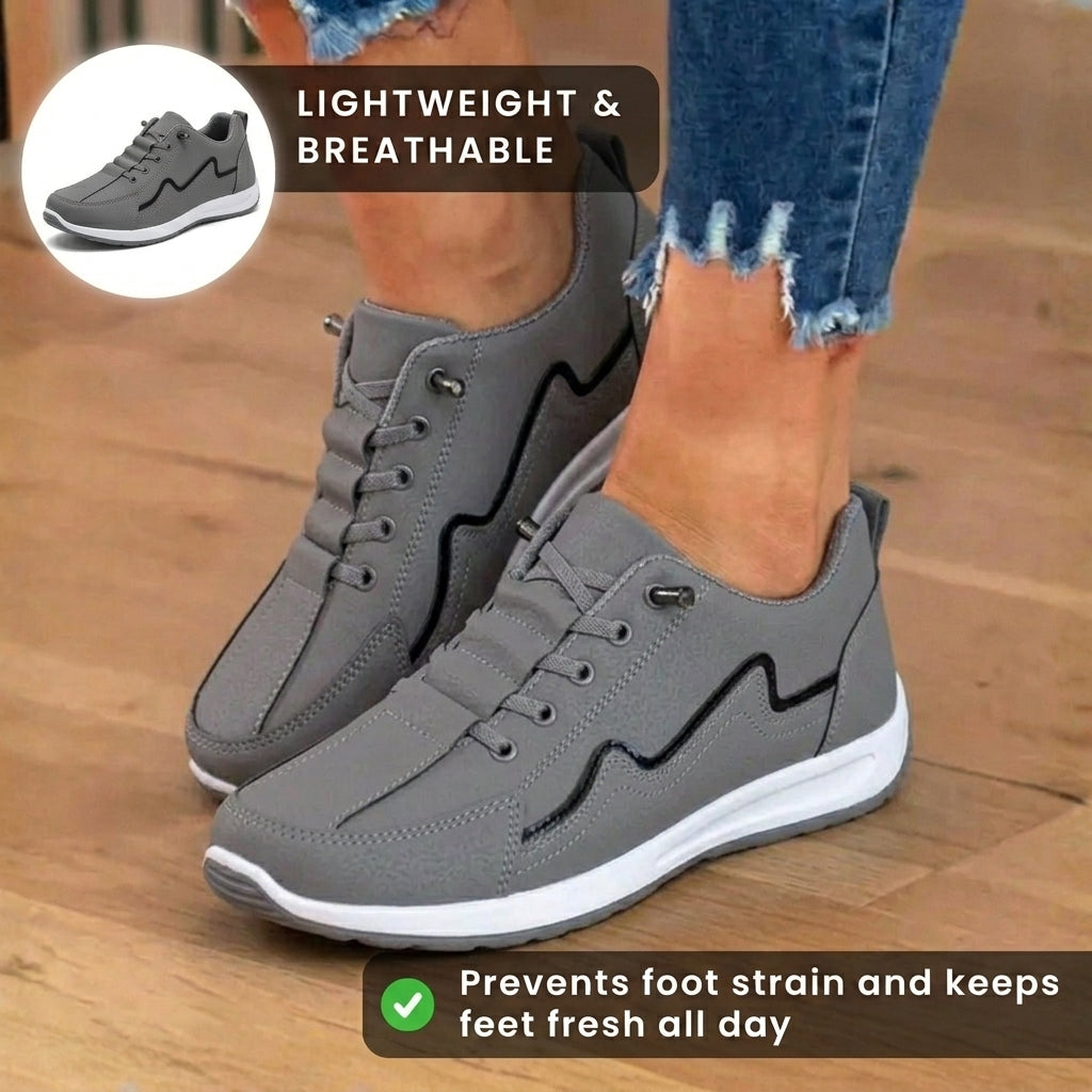 Baskets Orthopédiques Gracieuses au Look Moderne