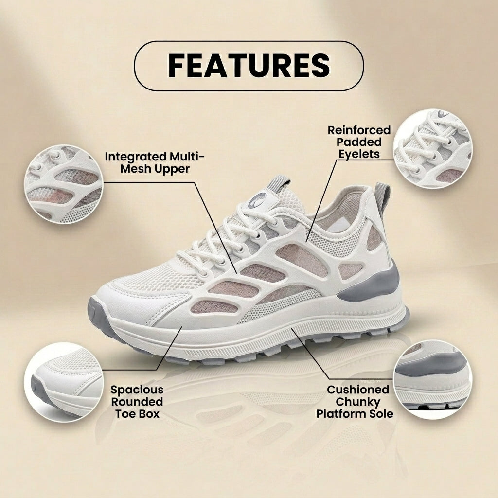 Chaussures Orthopédiques Gracieuses au Look Moderne
