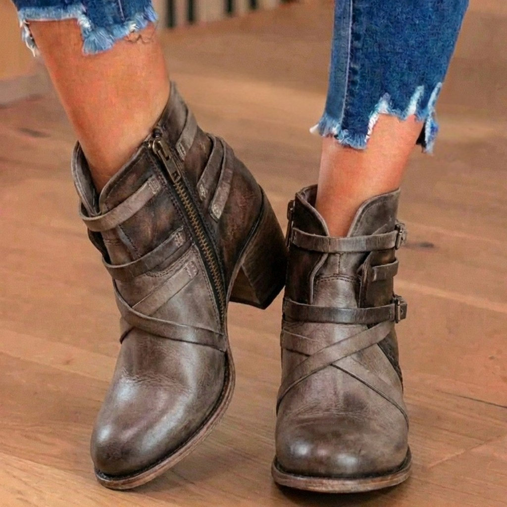 Chaussures Orthopédiques d'Inspiration Vintage