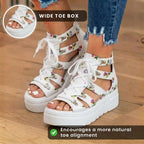 Chaussures Orthopédiques d'Inspiration Vintage