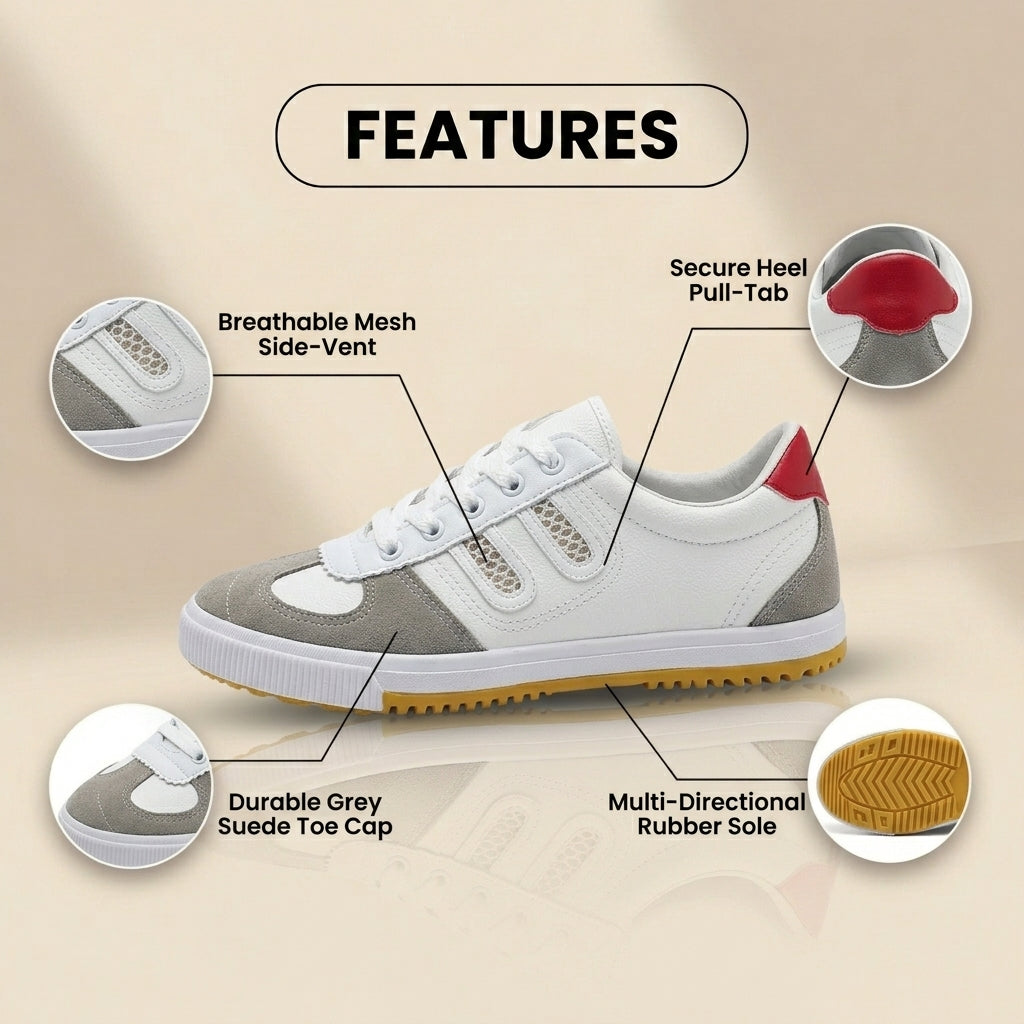 Baskets Orthopédiques Gracieuses au Look Moderne