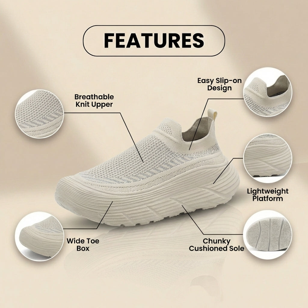 Chaussures Orthopédiques Gracieuses au Look Moderne