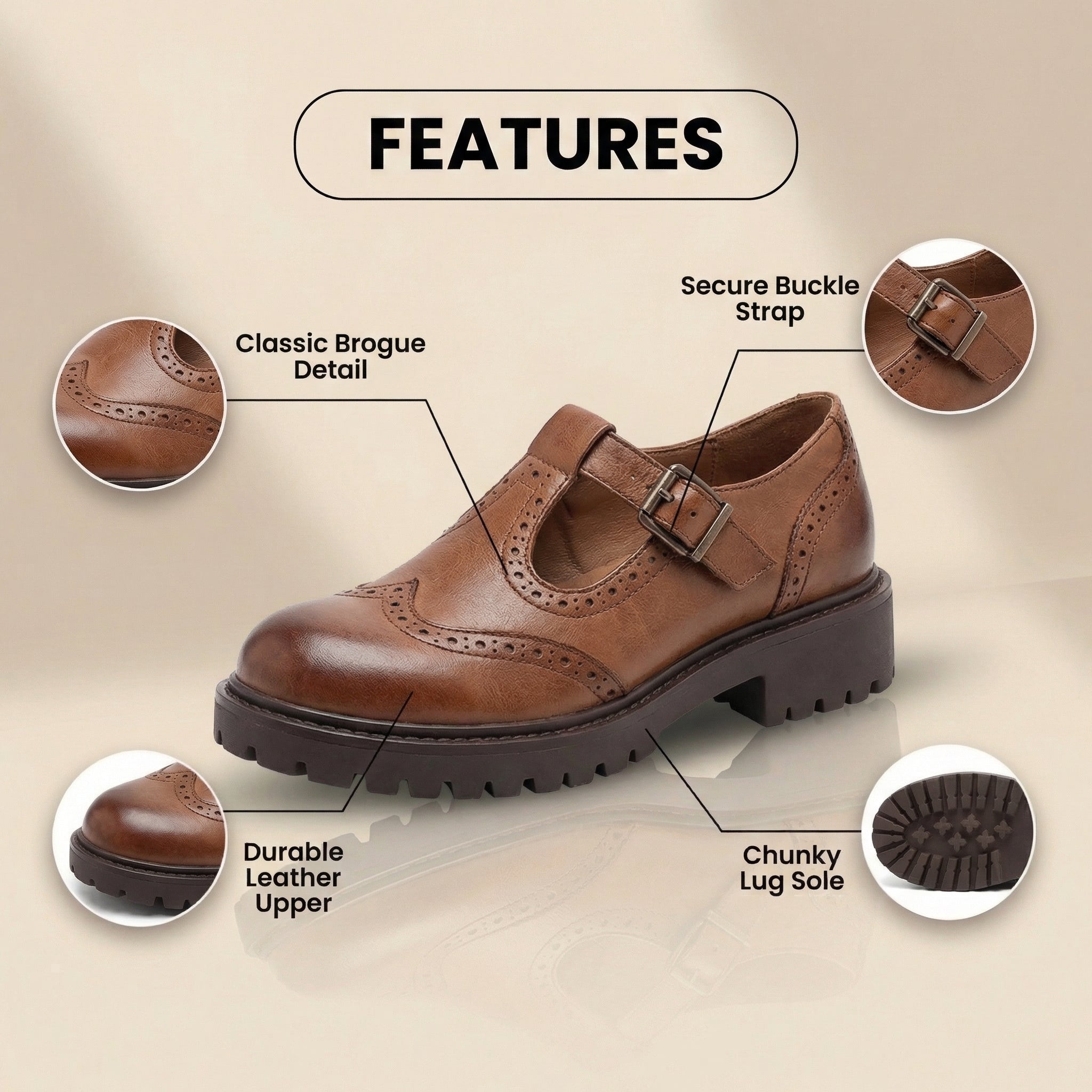 Chaussures Orthopédiques Classiques au Style Intemporel