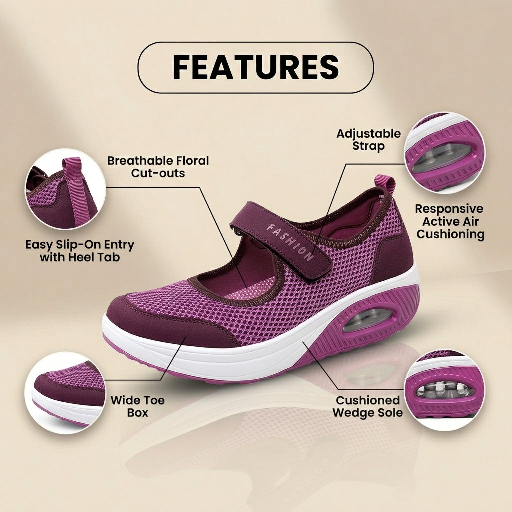 Chaussures Orthopédiques Gracieuses au Look Moderne
