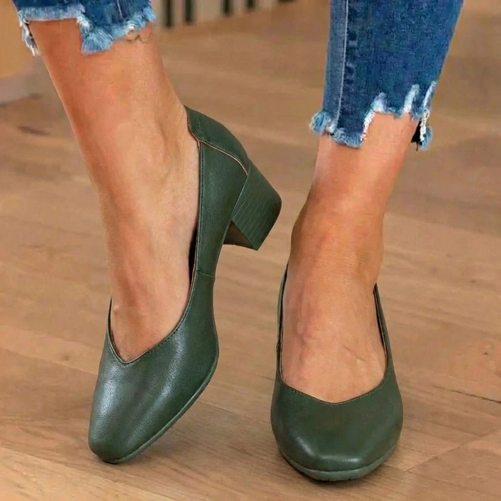 507-1 olive green (high heel 4.5cm)